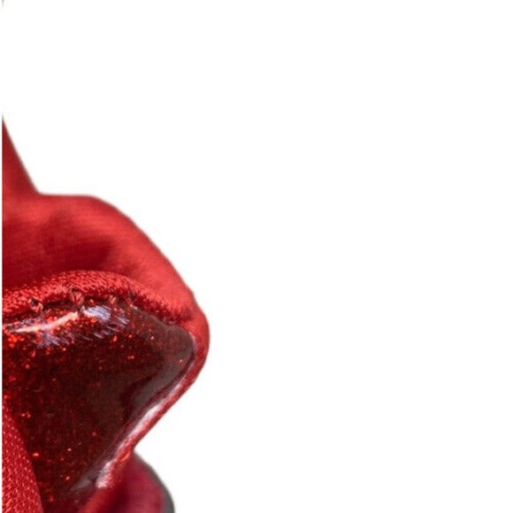 New Reebok Royal Classic Jogger 3 Toddler Red Glitter Shimmer Shoes Sz 8.5 NWOB - Picture 9 of 10